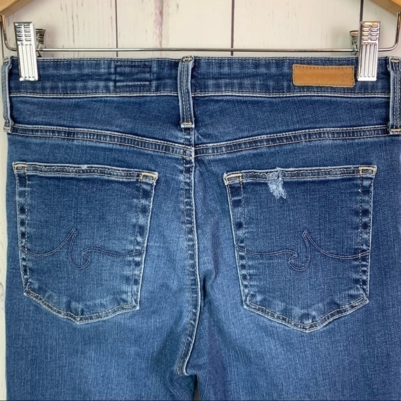 AG Distressed High Rise Farrah Skinny Ankle - Picture 5 of 13